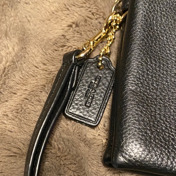 Coach Black Leather Men's Clutch🎄 - Picture 3 of 4